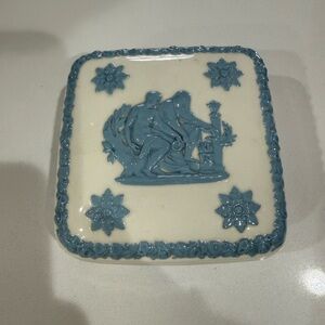 Wedgewood Blue and Cream Trinket Box